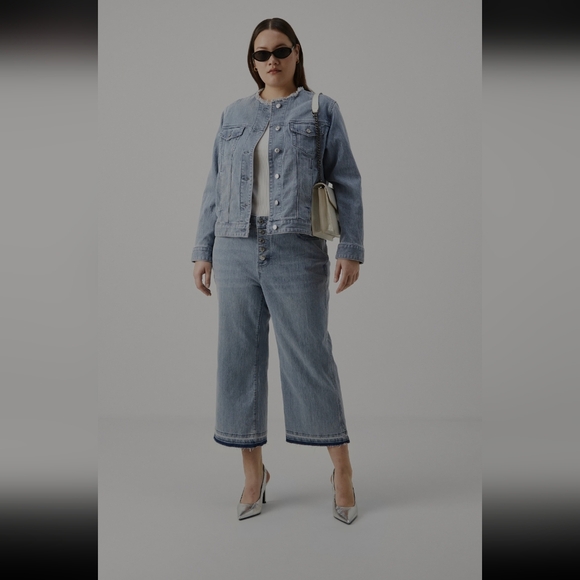 Michael Kors Women's Fray Flared Jeans Size 10 - Picture 2 of 15